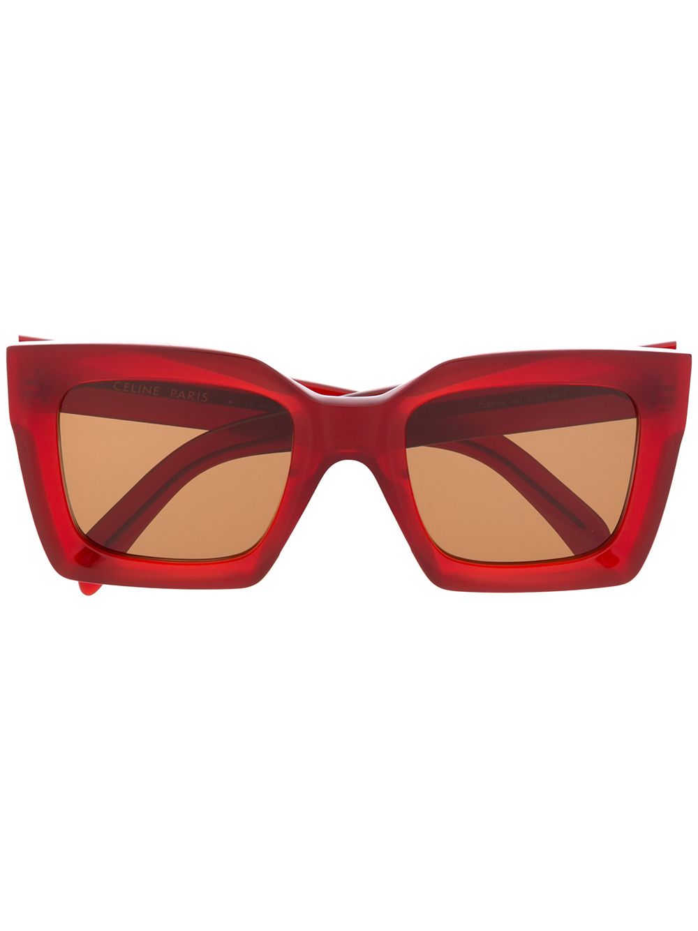 фото Celine eyewear солнцезащитные очки с затемненными линзами в квадратной оправе