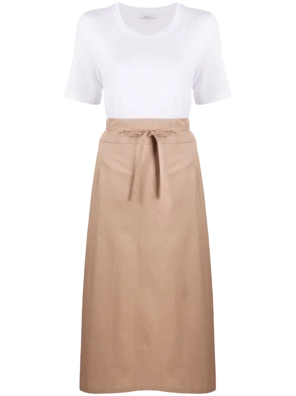 colour block midi dress