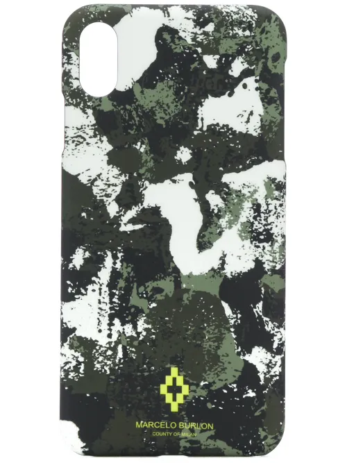 Coque de téléphone à imprimé camouflage - Marcelo Burlon County of Milan - Modalova