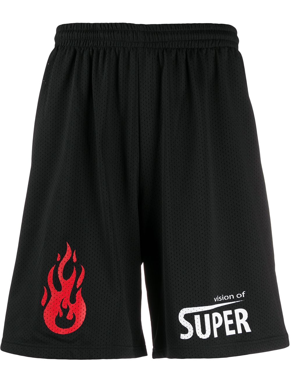 фото Vision of super flame-print track shorts