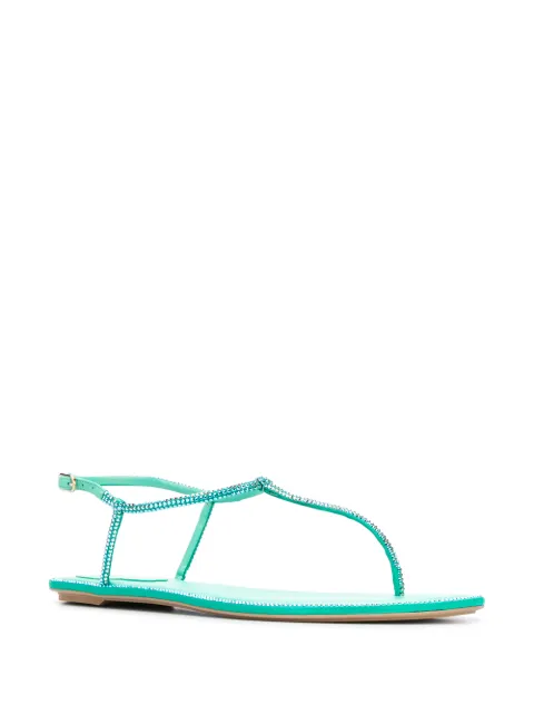 RenÃ© Caovilla Diana rhinestone-embellished Thong Sandals - Farfetch