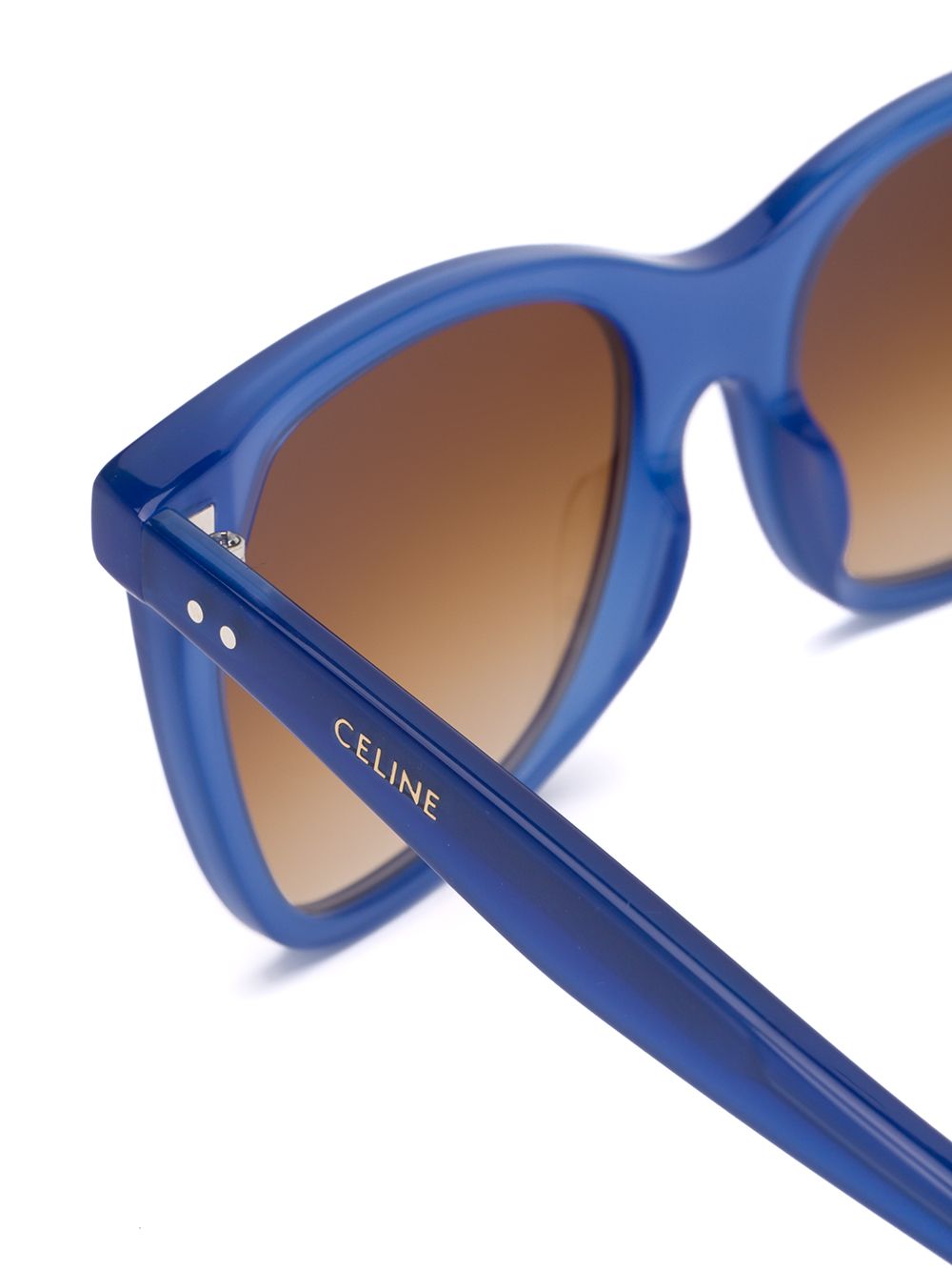 фото Celine eyewear солнцезащитные очки в массивной оправе 'кошачий глаз'