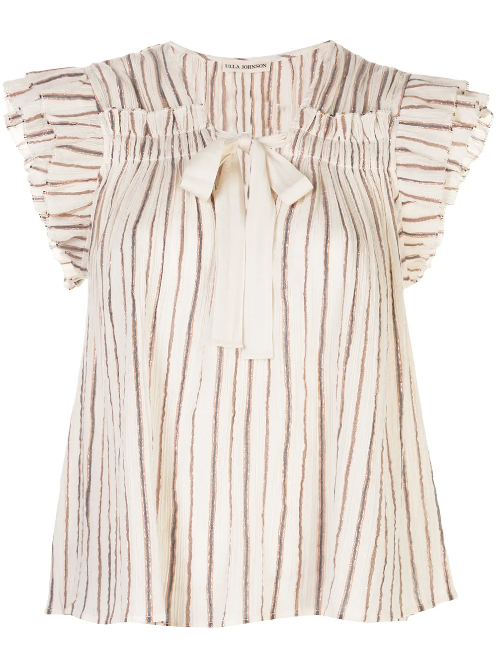 Ulla Johnson блузка Bria в полоску Ulla Johnson блузка Bria в полоску