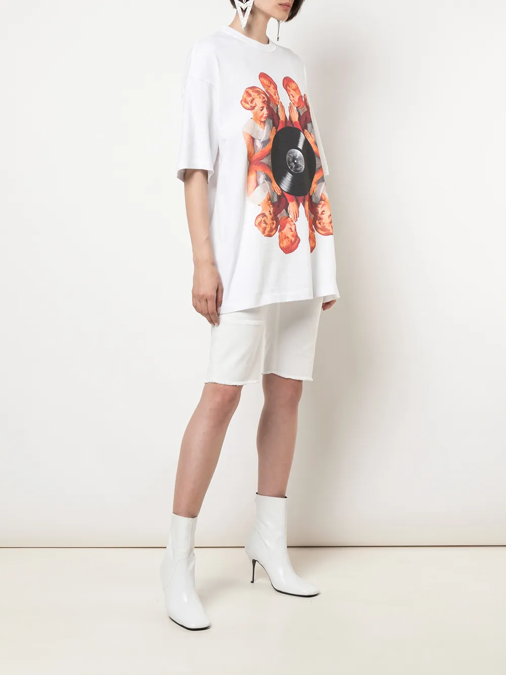 фото Undercover футболка оверсайз с принтом