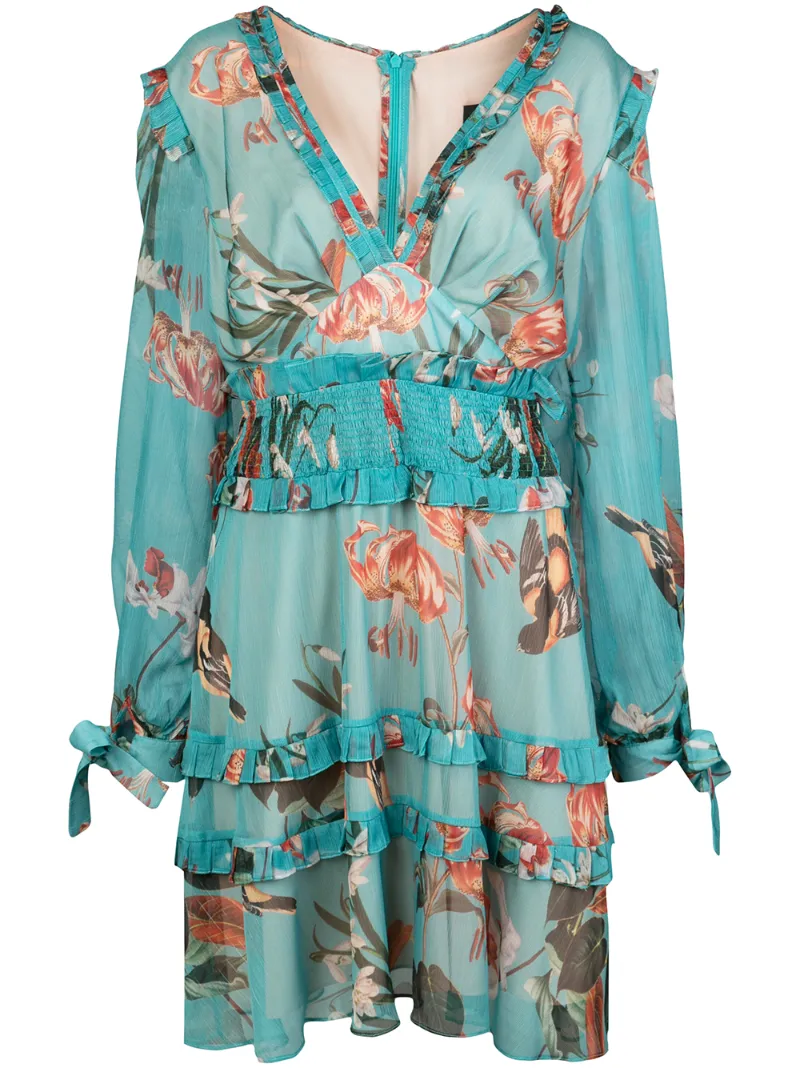 Kurzes Kleid Mit Blumen Kurzes Kleid Mit Blumen