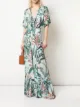 Image 2 of Patbo tropical print maxi dress