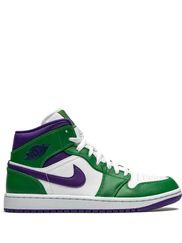 jordan purple and green