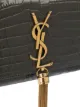 Saint Laurent Kate crocodile-effect crossbody bag