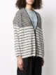 Brunello Cucinelli كارديغان مخطط برباط