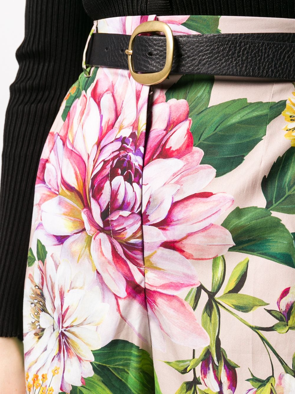 фото Dolce & gabbana шорты с цветочным принтом