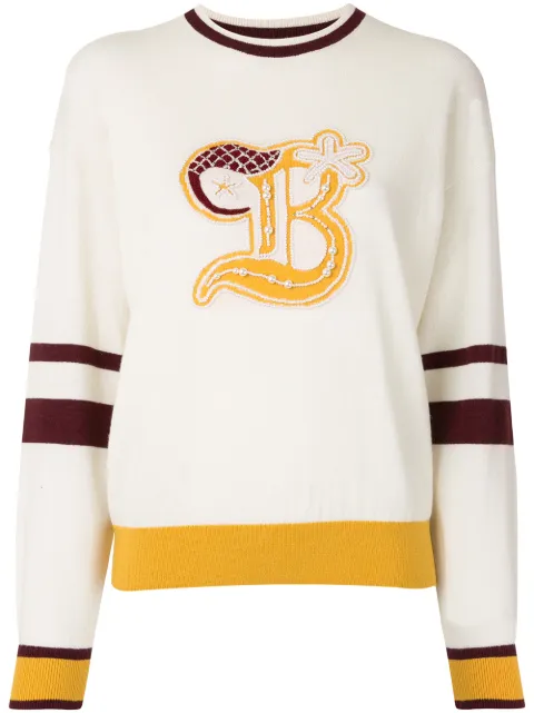 BAPY BY *A BATHING APE® colour-block embroidered jumper