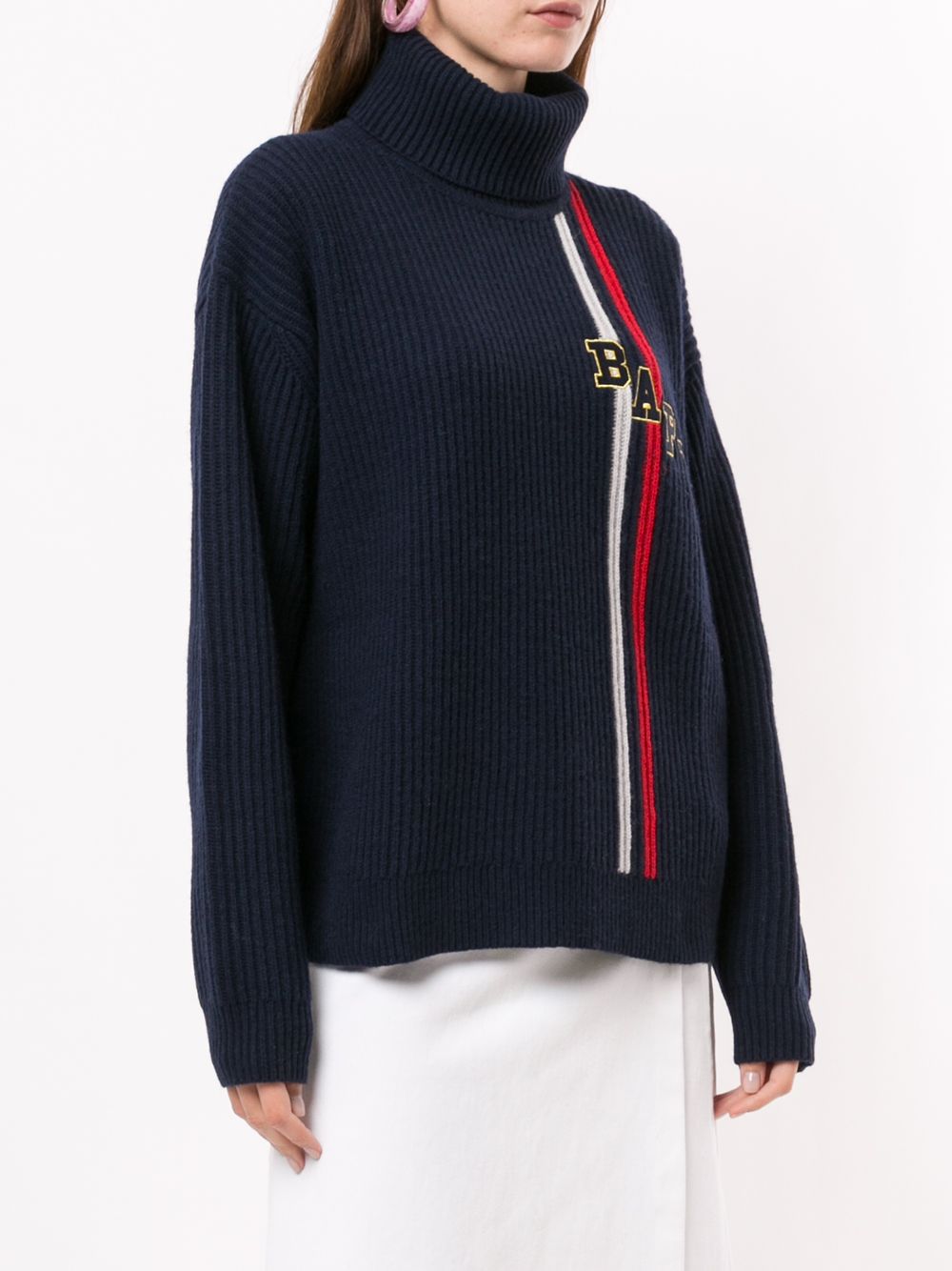 фото Bapy ribbed roll-neck jumper