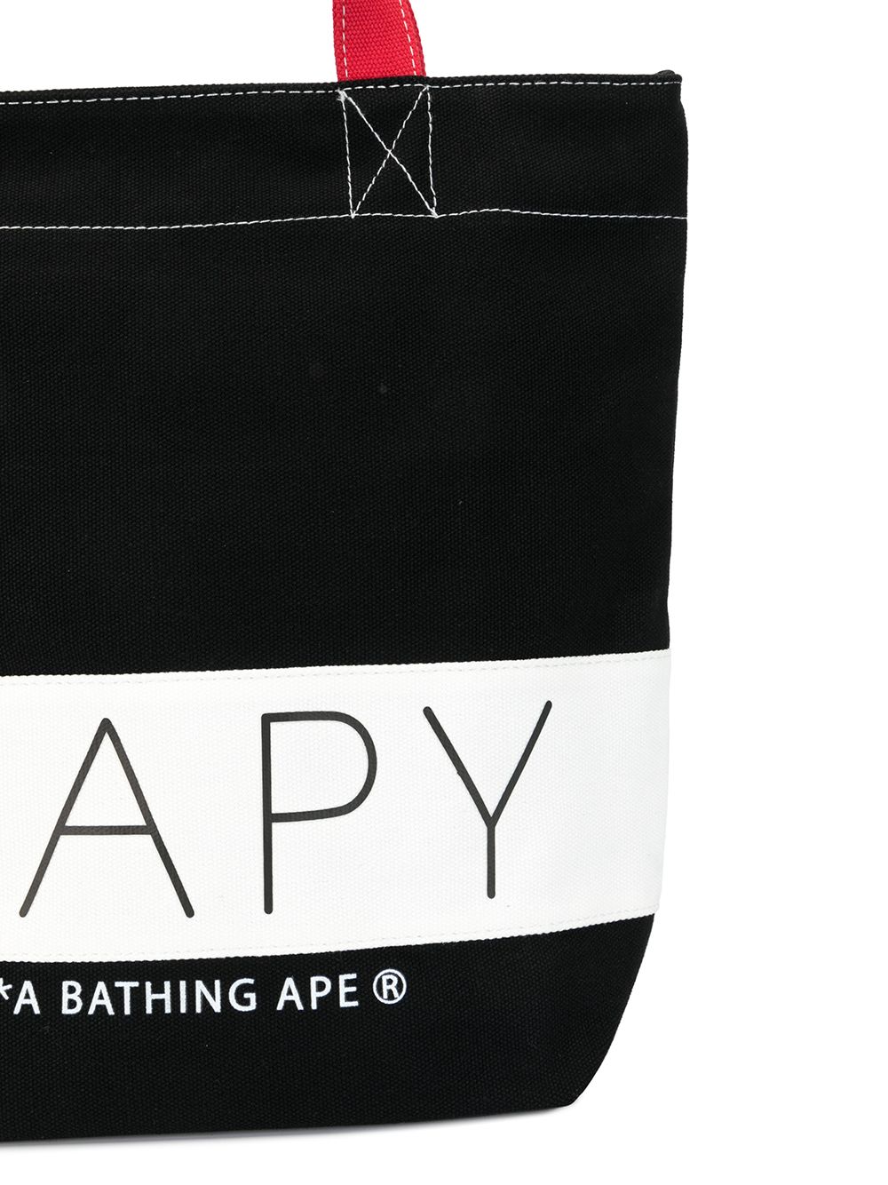 фото Bapy by *a bathing ape® сумка-тоут с принтом