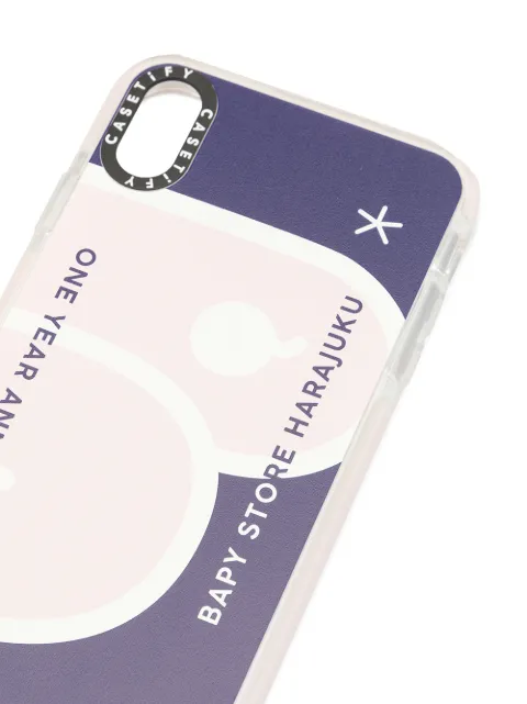 Shop Blue Pink Bapy By A Bathing Ape X Casetify Iphone Xs Max Case With Express Delivery Giftofvision