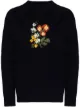 Image 1 of Stefan Cooke Slash floral-embroidered jumper