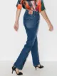 Y/Project high waist buttoned flared jeans