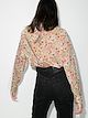 Y/Project scarf-neck floral-print blouse