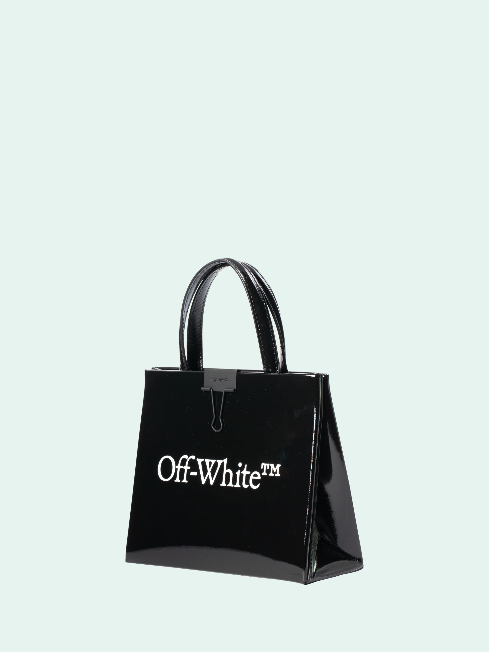 off white black mini box bag