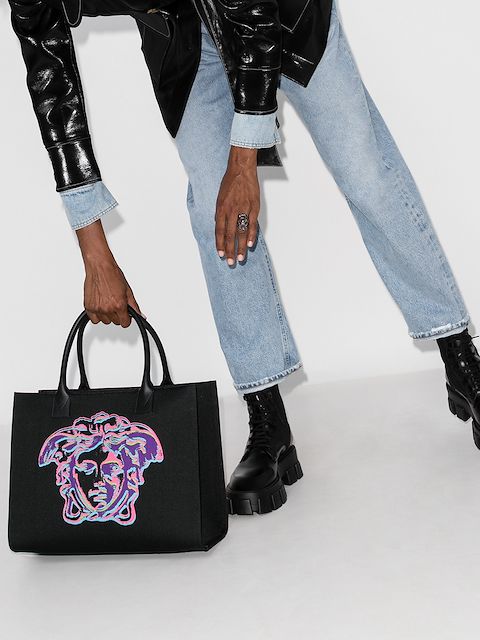 cabas pop medusa large tote bag