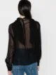 Y/Project scarf-neck sheer blouse