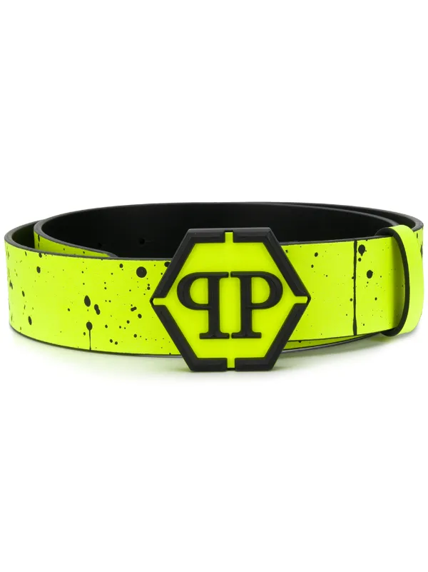 philipp plein belt oversized buckle
