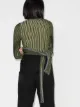 Y/Project cropped striped wrap top