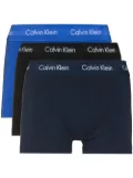 Calvin Klein Underwear set of three logo-print boxer briefs - Blue