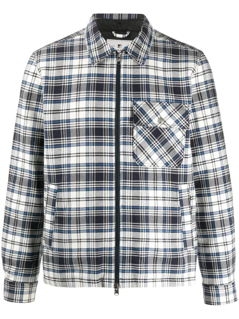Woolrich checkered zipped jacket 