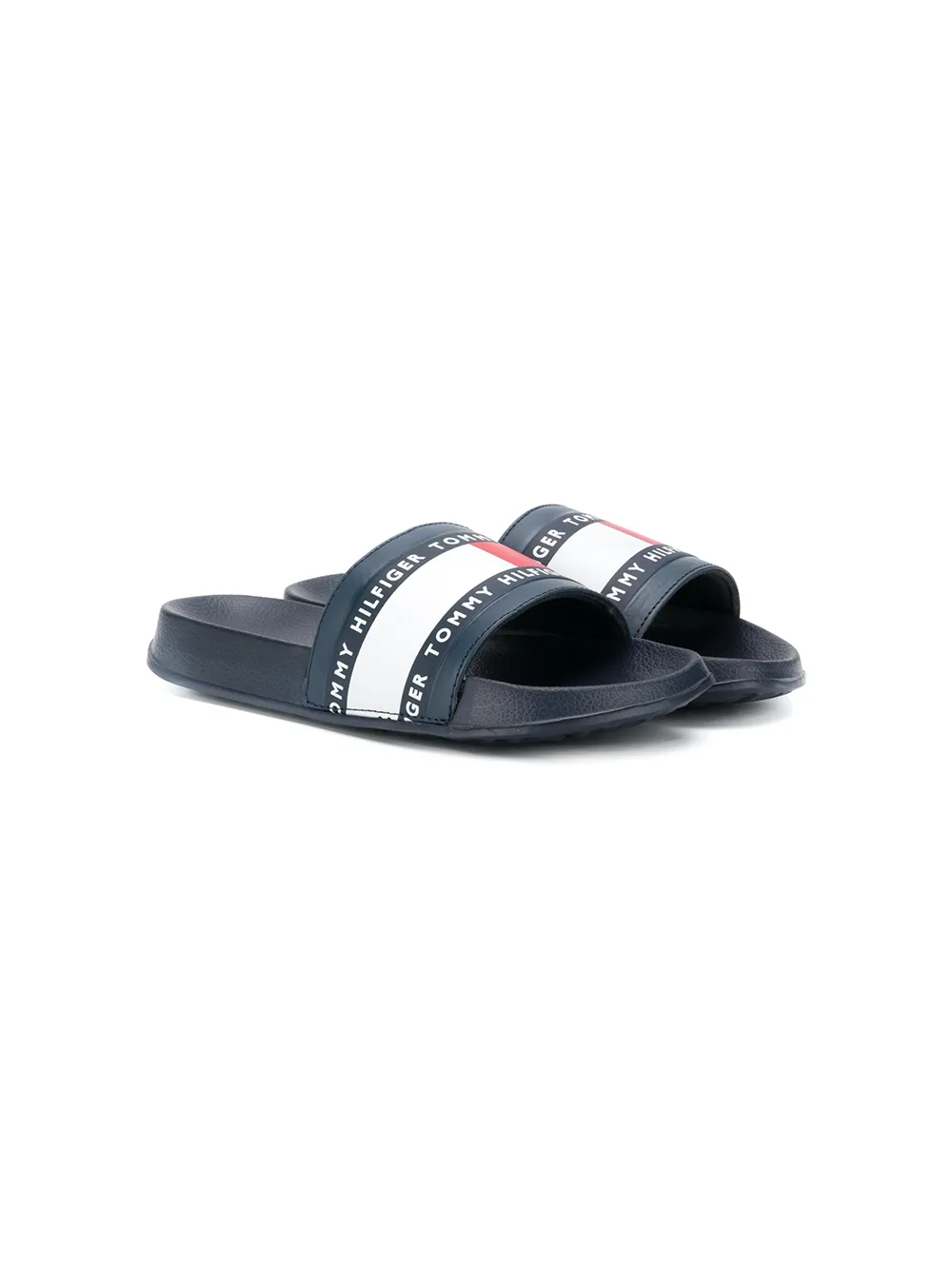 фото Tommy hilfiger junior slip-on logo slides