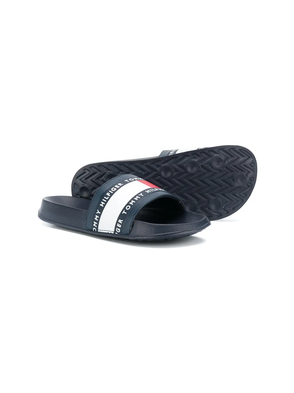 фото Tommy hilfiger junior slip-on logo slides