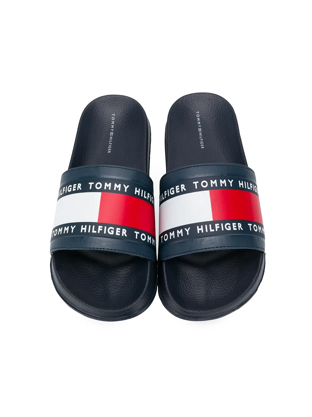 фото Tommy hilfiger junior slip-on logo slides