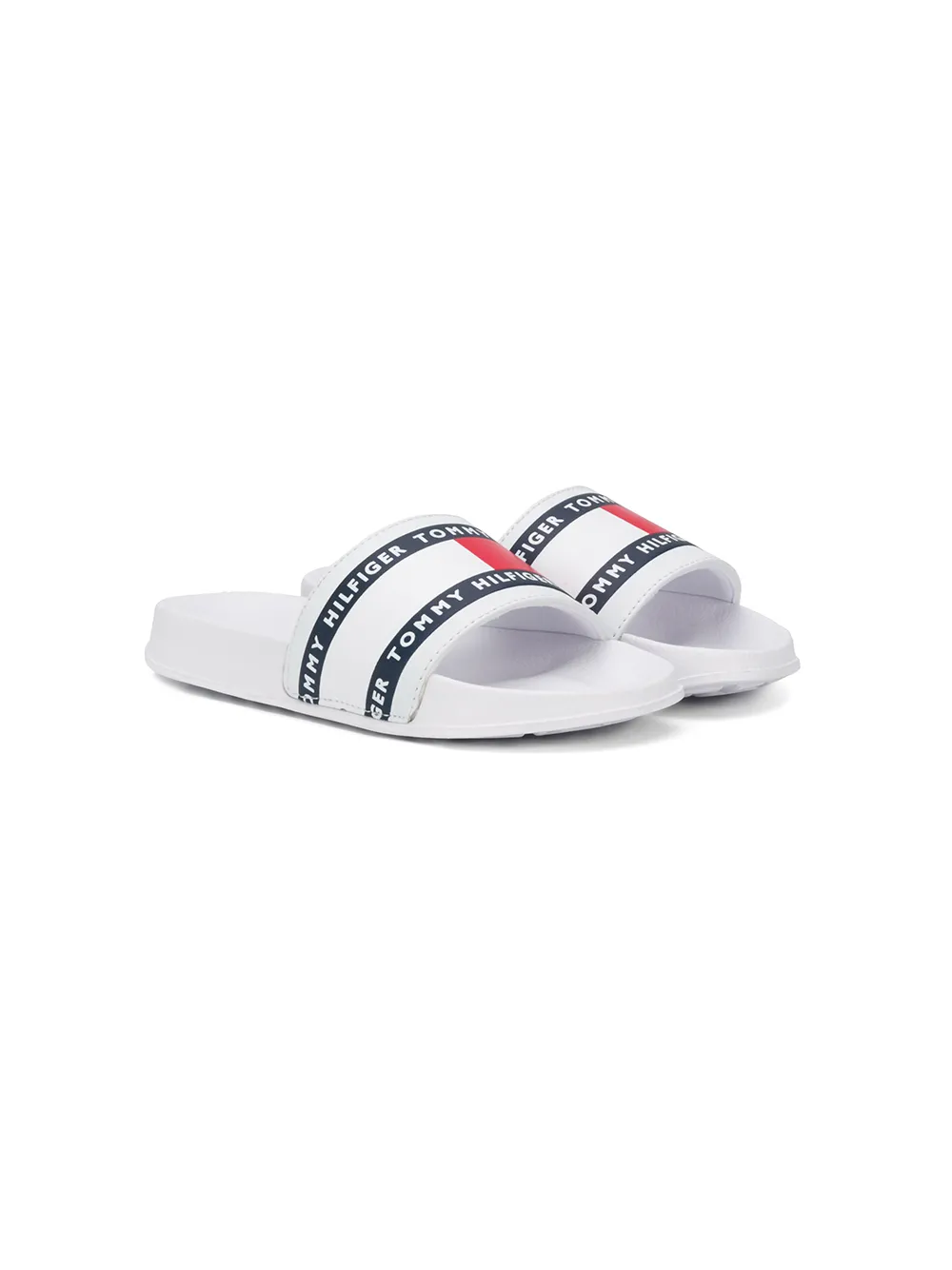 фото Tommy hilfiger junior шлепанцы с логотипом