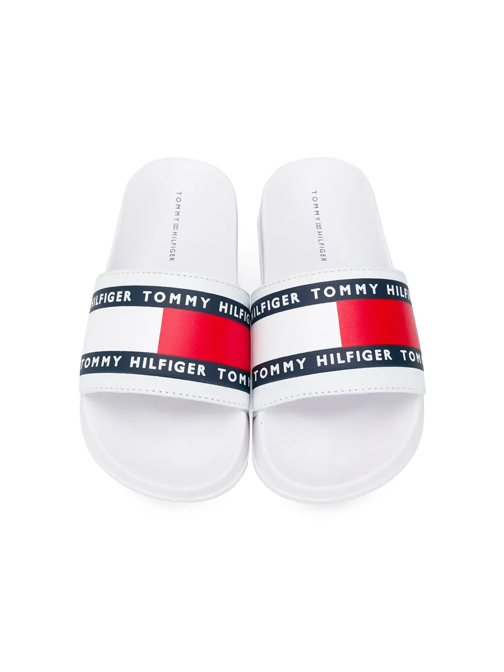 фото Tommy hilfiger junior шлепанцы с логотипом