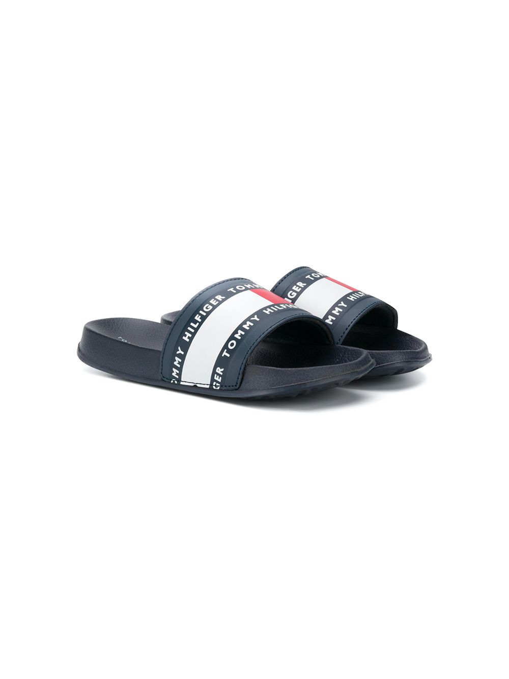 фото Tommy hilfiger junior шлепанцы с логотипом