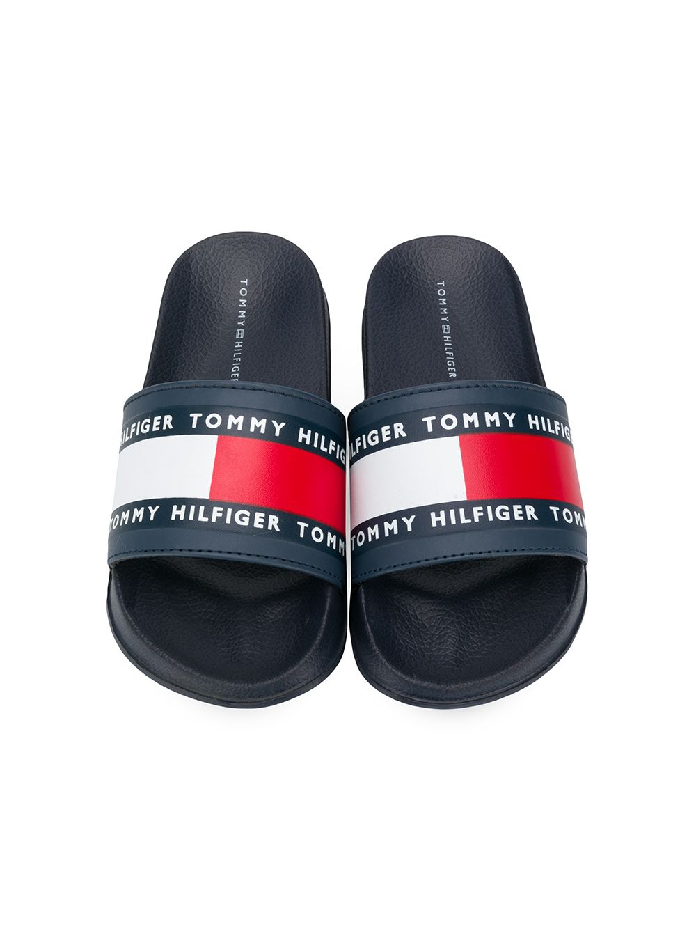 фото Tommy hilfiger junior шлепанцы с логотипом