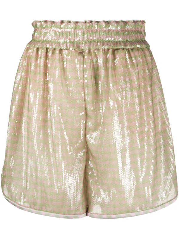 Fendi Shorts a Righe Con Paillettes - Farfetch