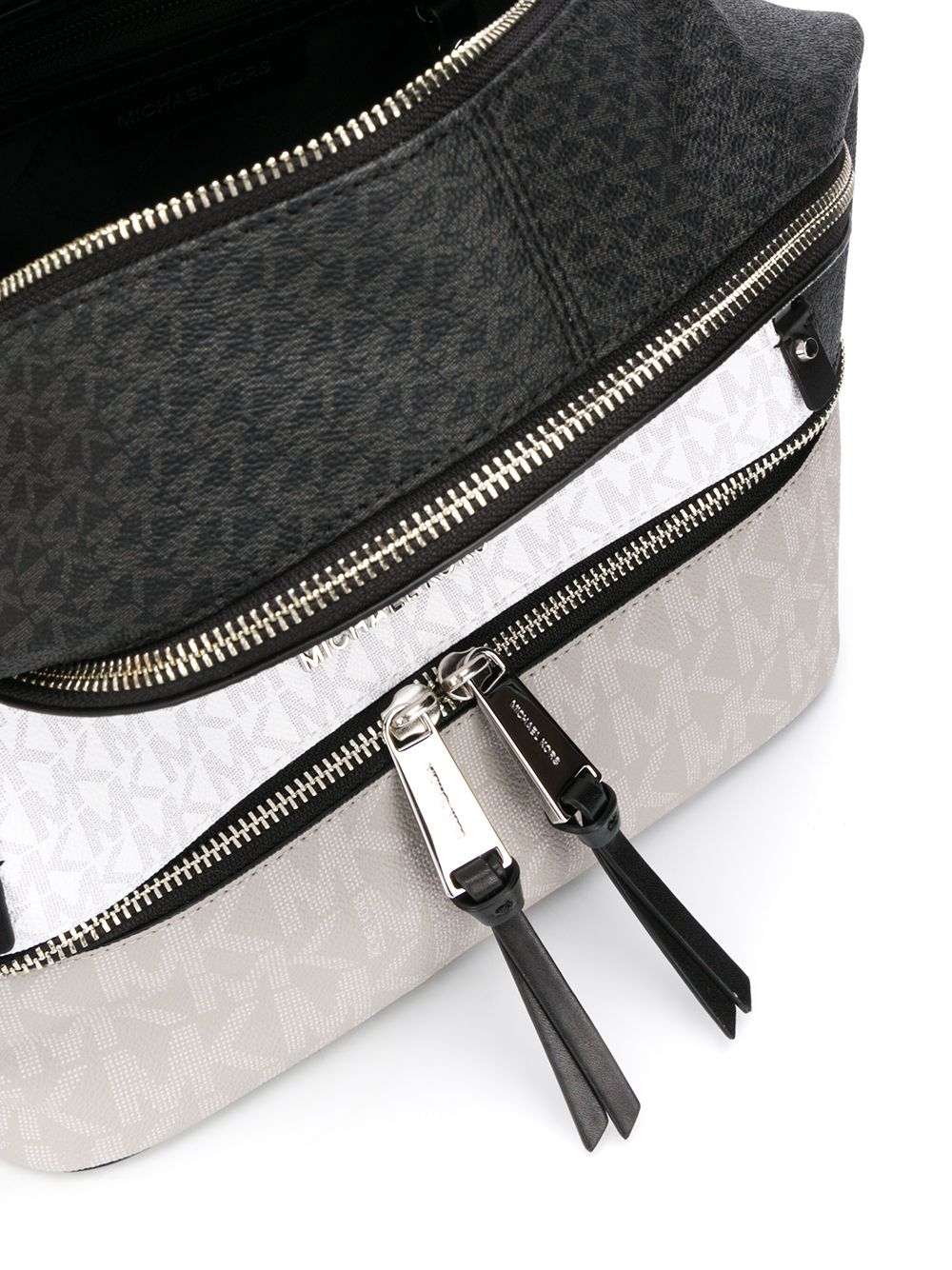 фото Michael kors collection logo print backpack