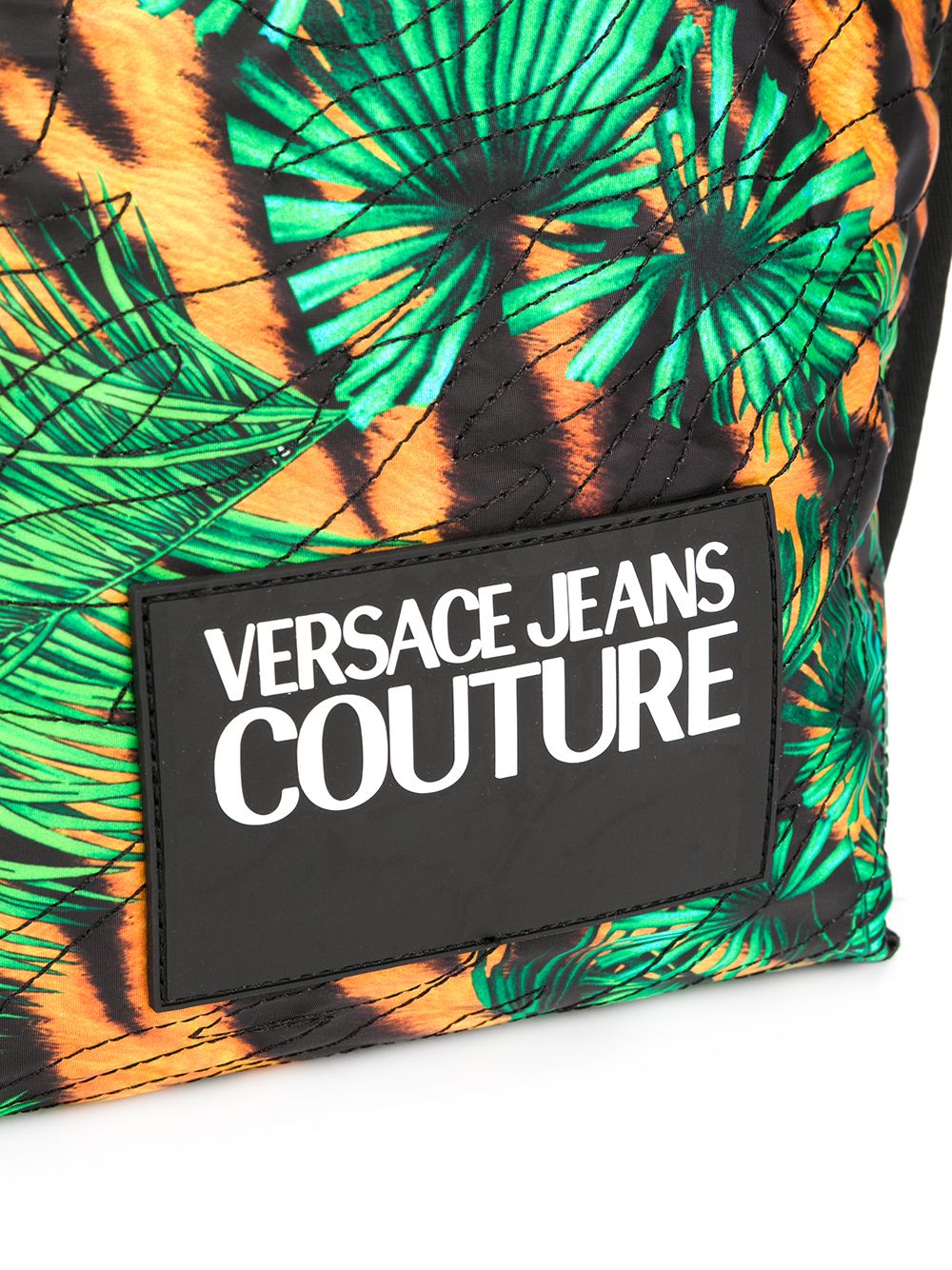 фото Versace jeans couture сумка-тоут с принтом