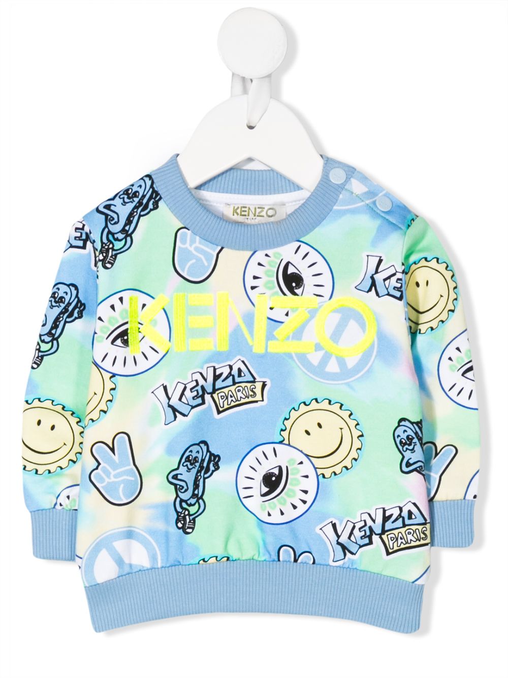 фото Kenzo kids logo print sweatshirt