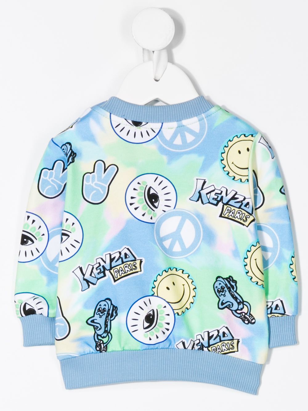 фото Kenzo kids logo print sweatshirt