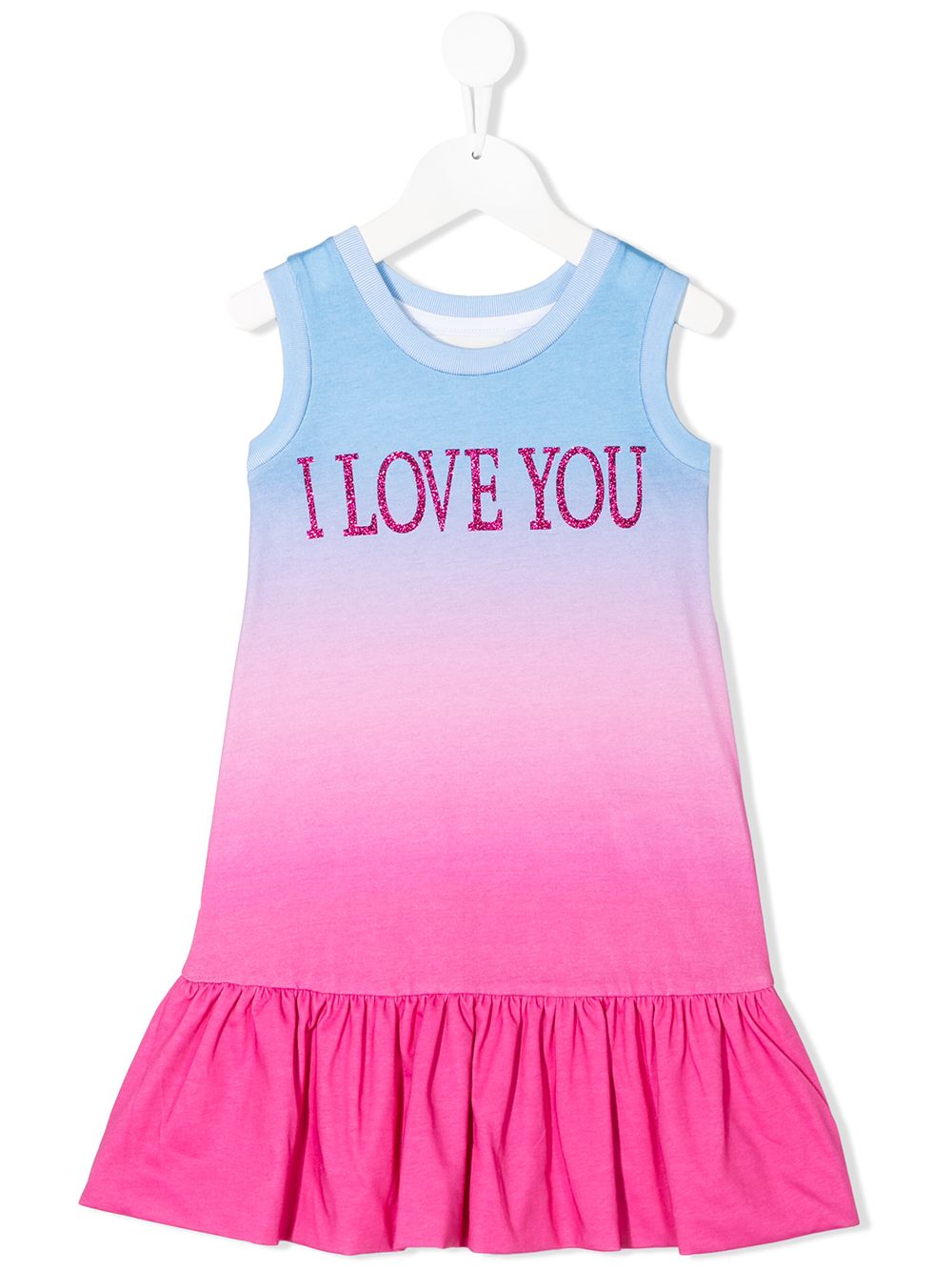 фото Alberta ferretti kids платье i love you