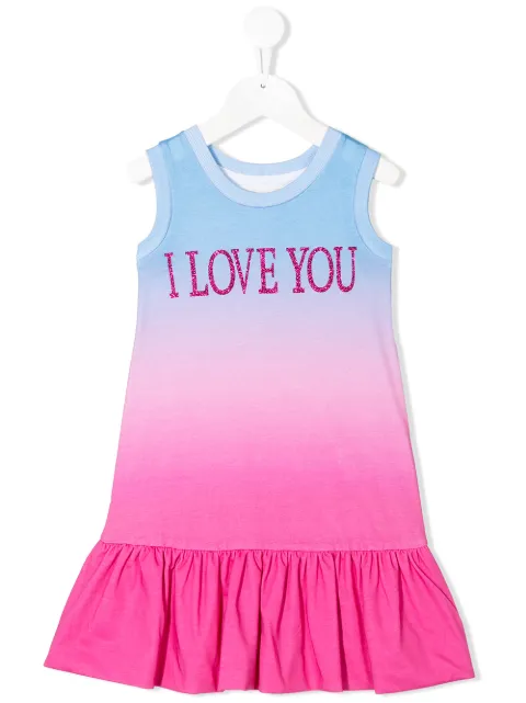 Alberta Ferretti Kids I Love You dress