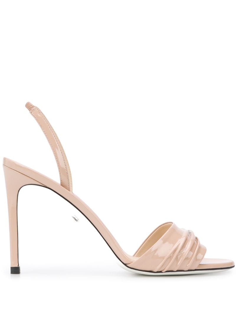 Greymer Slouch-strap Slingback Sandals In Neutrals