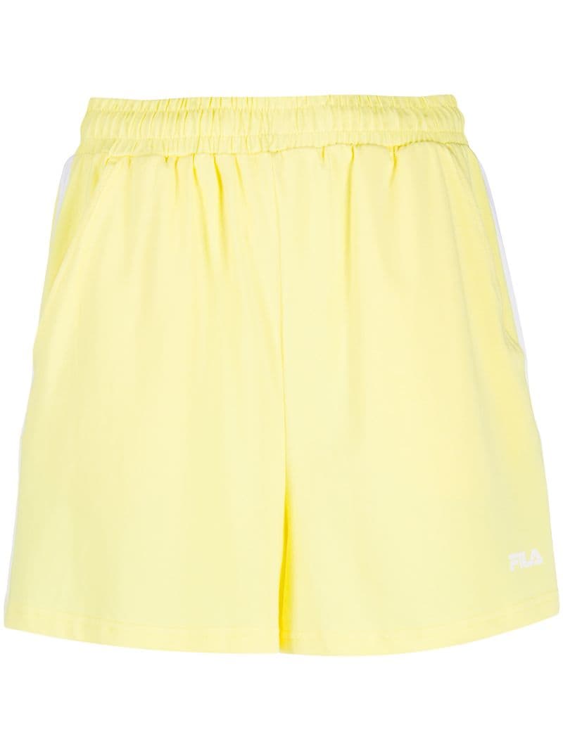 Fila Side Striped Shorts In Yellow