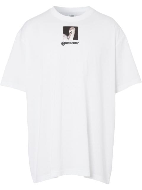 Burberry Swan Print T-shirt - Farfetch