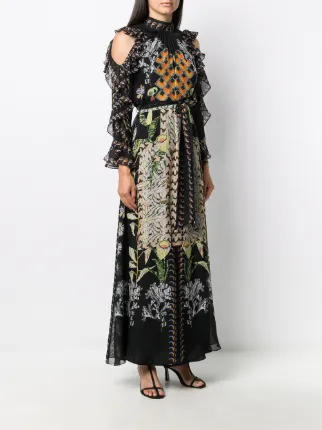 Harmony-print silk dress展示图