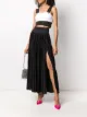 Image 2 of Balmain pleated side-slit skirt