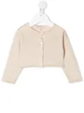 Lili Gaufrette lurex knit cardigan - Gold
