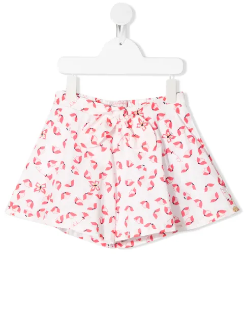 Lili Gaufrette floral-print shorts