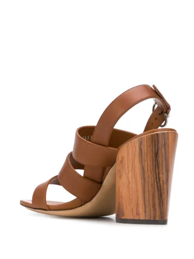 Salvatore Ferragamo strappy block heel 